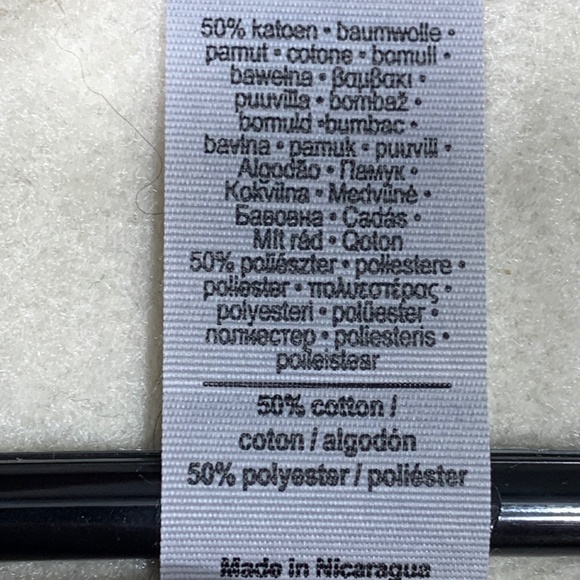 Gildan Heavy Blend Beige Sweatshirt Size L Made in Nicaragua 50/50 - Picture 3 of 7